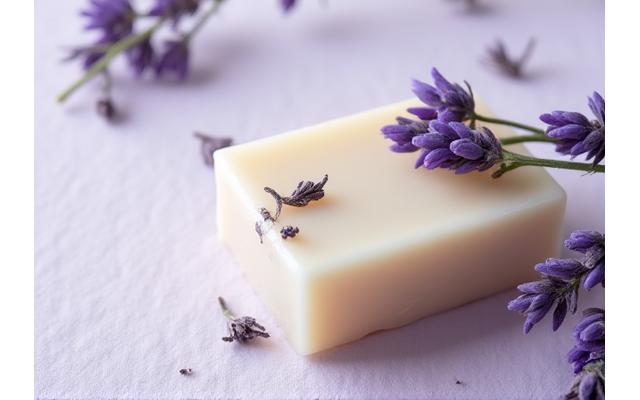 Jabón artesanal de lavanda